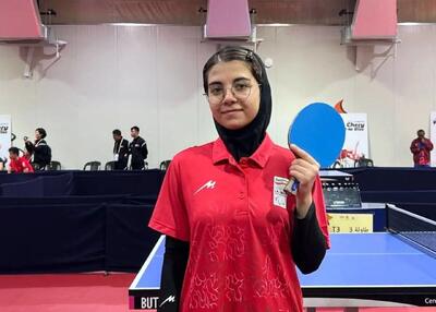 حنانه نجاتی قهرمان پاراتنیس روی میز جوانان آسیا شد - پارس فوتبال