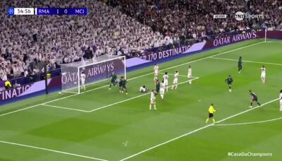 ویدیو: گل اول منچسترسیتی به رئال مادرید توسط اوریلی - پارس فوتبال