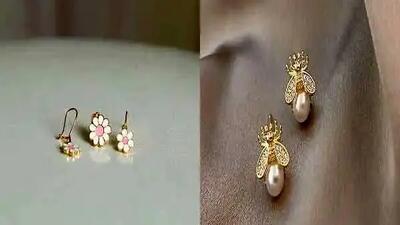 مدل‌ های گوشواره نوزادی جذاب و فوق‌ العاده برای هدیه تولد