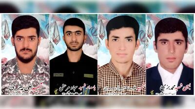 اولین عکس از سه شهید زاهدان / در عملیات تروریستی به شهادت رسیدند