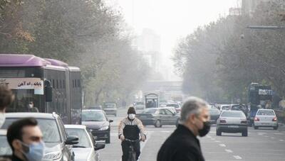 شاخص آلودگی هوای تهران ۲۰ آذر ۱۴۰۴