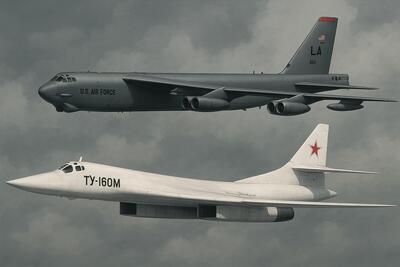  مقایسه قوی ترین بمب افکن اتمی آمریکا و روسیه