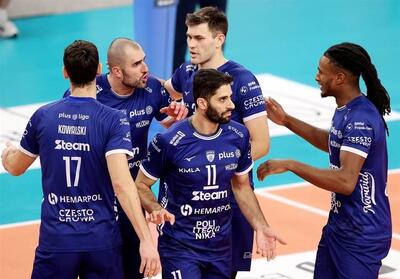 چلنج کاپ والیبال اروپا؛ یاران میلاد عبادی پور نماینده اسلوونی را شکست دادند