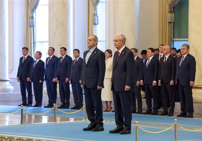 استقبال رسمی رئیس جمهور قزاقستان از پزشکیان - تسنیم