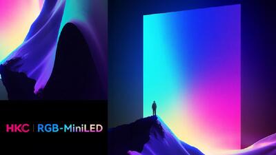  شرکت HKC نخستین مانیتور RGB Mini LED جهان را معرفی می‌کند