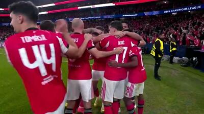 گل دوم بنفیکا به ناپولی توسط باریرو