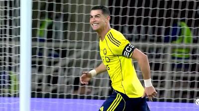 گلزنی رونالدو در بازی دوستانه مقابل الوحده