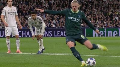 گل دوم منچسترسیتی به رئال مادرید (هالند)