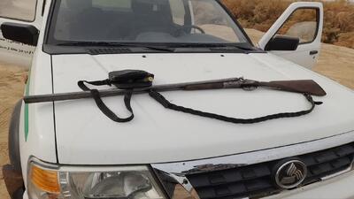  دستگیری شکارچی متخلف در تالاب مره