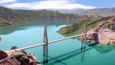  پل کابلی لالی در استان خوزستان