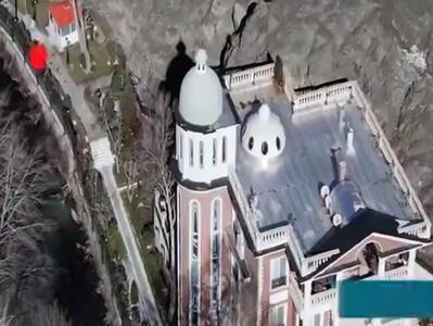 اَبَر ویلای جاده چالوس تخریب شد