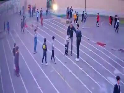  لحظه نجات جان دانش‌آموز توسط معلم تبریزی