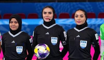 سوت ۲ داور زن ایران در حساس‌ترین بازی فوتسال در آسیا