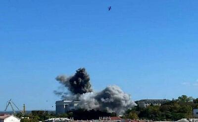 حمله موشکی روسیه به کشتی همسایه ایران