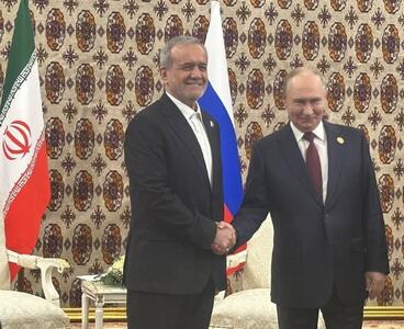 دیدار روسای جمهور ایران و روسیه