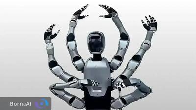  اولین ربات انسان‌نما با شش بازو در جهان رونمایی شد+فیلم