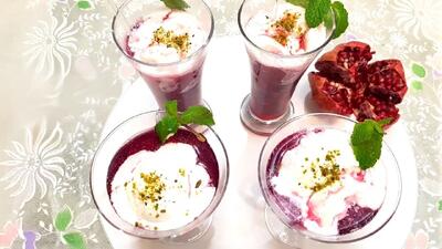  چگونه انار گلاسه یلدایی درست کنیم‎‎ ؟