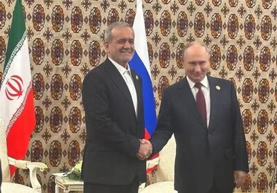 دیدار پزشکیان و پوتین در عشق‌آباد