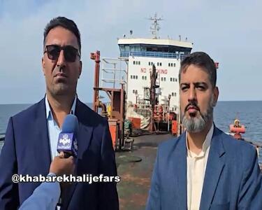  توقیف یک نفتکش متخلف در دریای عمان + فیلم