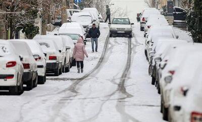 شمال و شرق تهران سفیدپوش شد