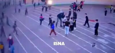 ببینید| نجات جان دانش‌آموز توسط معلم تبریزی