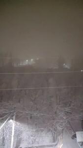 شدت بارش برف در دماوند را ببینید