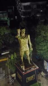 کلکته آماده رونمایی از بزرگ‌ترین مجسمه لیونل مسی در جهان