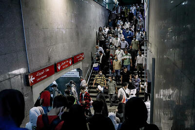 صف مترو خلوت‌تر می‌شود