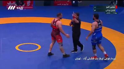 ویدیو | پیروزی قاطع حسن یزدانی در فینال؛ ستاره استقلال جویبار گلیج را مغلوب کرد