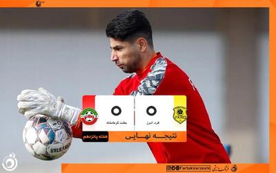 امتیاز از دست رفته برای دو تیم؛ فاصله با جمع مدعیان افزایش یافت