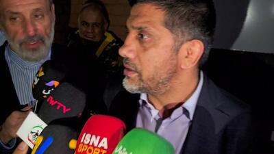 علیرضا دبیر: خوشحالم که هواداران به صورت پرشور در مسابقه حضور داشتند