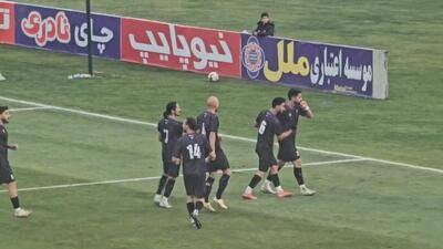 گل اول هوادار به نساجی مازندران (ابوالفضل اعلایی)