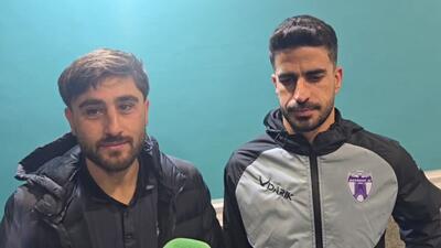 صحبت های بازیکنان هوادار پس از تساوی مقابل نساجی