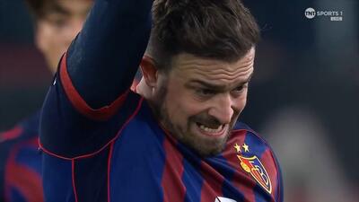 گل اول بازل به استون ویلا (پاس گل ژردان شقیری)