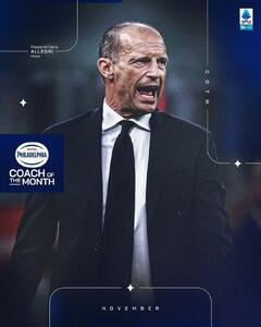 مربی ماه نوامبر سری آ ایتالیا مشخص شد (عکس)