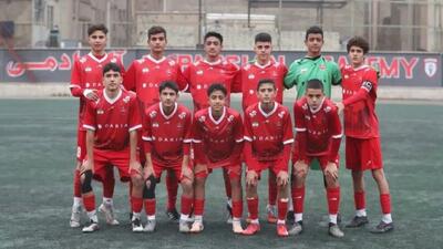 شکست ناباورانه نونهالان پرسپولیس مقابل پارسیان