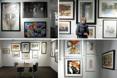 ویدئو: گالری شکوه در نخستین آرت‌فر تهران