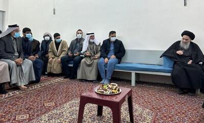  آیت‌الله العظمی سیستانی دیدارهای خود را از سر گرفتند