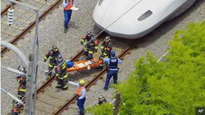 واژگونی یک قطار سریع‌السیر در شمال ژاپن