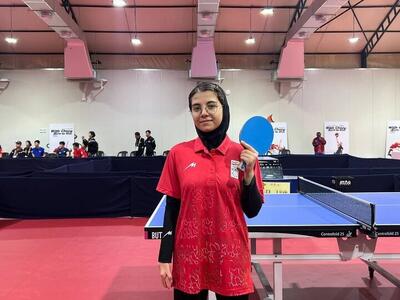 حنانه نجاتی در پاراتنیس روی میز قهرمان شد