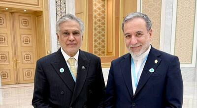  پیام اسحاق‌دار درباره دیدار با عراقچی/ عکس