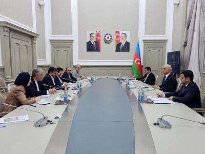  نشست استاندار اردبیل با معاون نخست‌وزیر جمهوری آذربایجان
