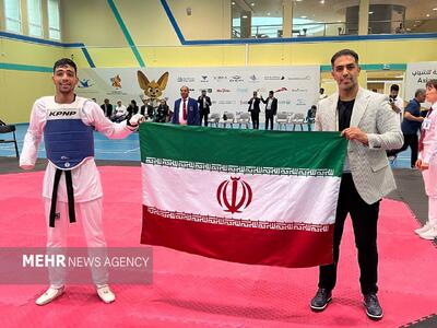 صید اولین طلای پاراتکواندو توسط امیرحسین علیزاده