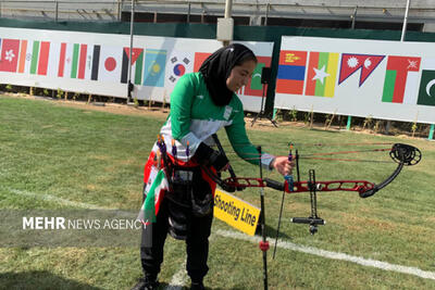 پاراکماندار دختر ایران در رده چهارم ایستاد