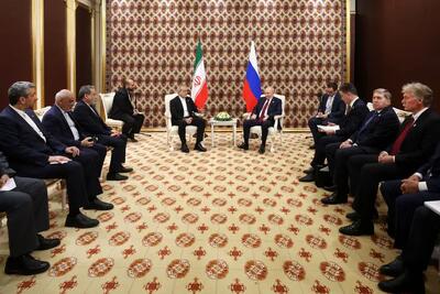 تصاویر دیدار پوتین و پزشکیان