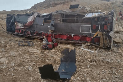 3 کشته و 15 مجروح در سقوط مرگبار اتوبوس تهران-یاسوج