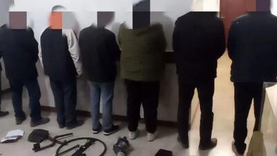 بازداشت ۷ حفار غیرمجاز در  میانه