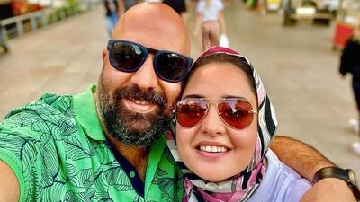  فیلم/ علی اوجی: سر فیلم برداری با نرگش خندیدیم و من گفتم با من ازدواج می کنی...  بعد به مامانش گفتم و تو مشهد ازش بله گرفتم و شب یلدا رفتیمم خواستگاری...!