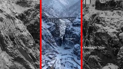  فیلم زیبایی پل ورسک در ارتفاعات سوادکوه