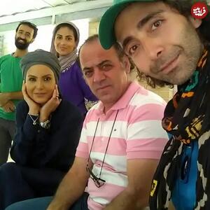  «سامیه لک و عوامل» در پشت صحنه سریال آنام؛ سال ۹۶